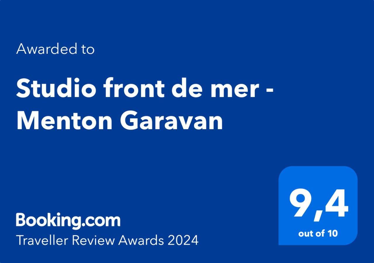 Studio Front De Mer - Menton Garavan Kültér fotó