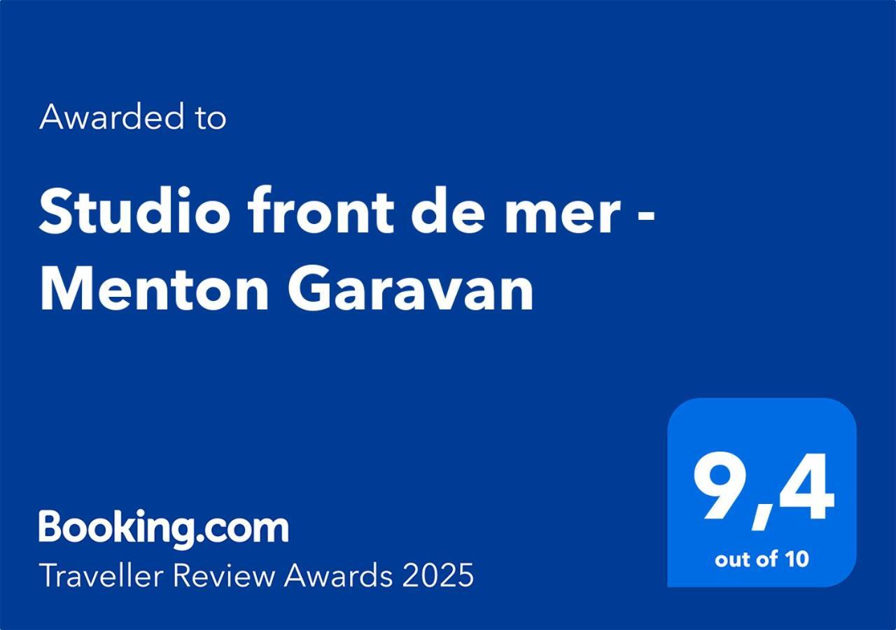 Studio Front De Mer - Menton Garavan Kültér fotó